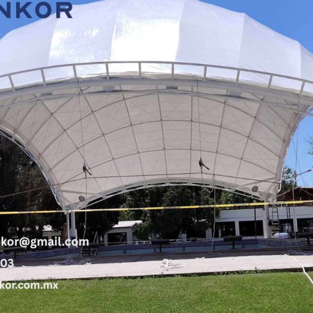 Malla sombra con estructura| Konkor